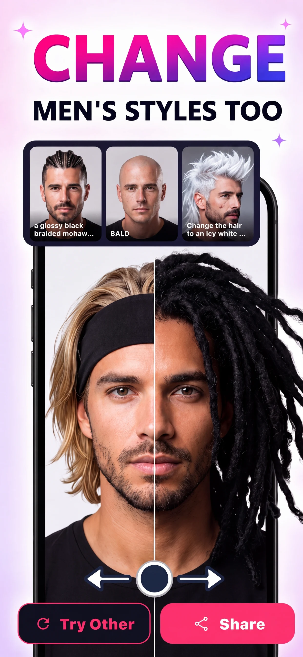 Try Hairstyles-AI Change Color screenshot
